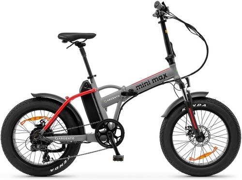 Argento-Vélo électrique pliable Argento MiniMax Rouge-4