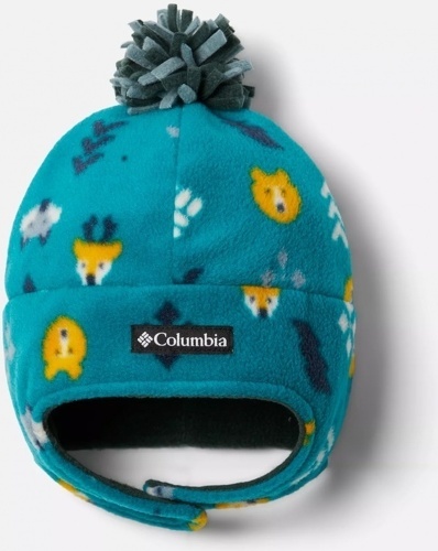 Columbia-COLUMBIA bonnet cache-oreilles JR FROSTY TRAIL II EARFLAP BEANIE - METAL WOODLANDS-image-1