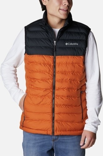 Columbia-COLUMBIA doudoune sans manches M POWDER LITE VEST - WARM COPPER / BLACK-0