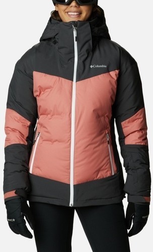 Columbia-COLUMBIA veste ski femme W WILDCARD II DOWN JACKET - DARK CORAL SHARK-0