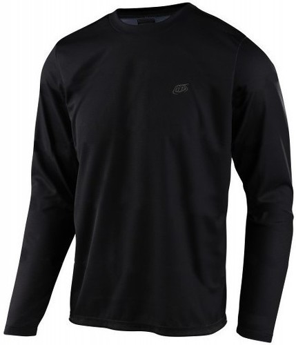 Troy lee designs-TLD Maillot VTT Flowline LS - Solid Black Troy Lee Designs-0