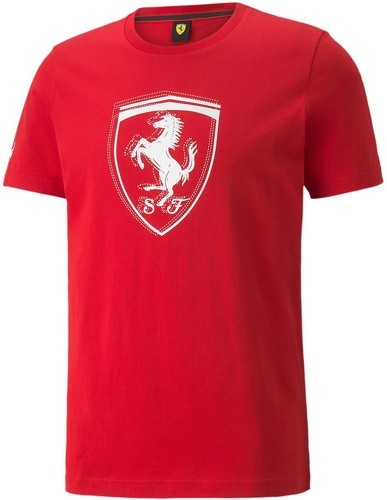 PUMA-T-shirt Rouge Homme Puma Ferrari Race Tonal-0