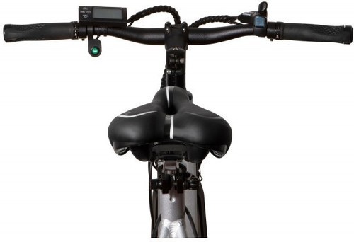 Velair-Nova Velair 28'' - Shimano 6 Vitesses - Freins Disques - Autonomie 40 Km - Cadre Aluminium - Argent - Vélo de ville/fitness électrique-4
