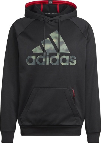 adidas Performance-Sweat-shirt à capuche logo camouflage AEROREADY Game and Go-0