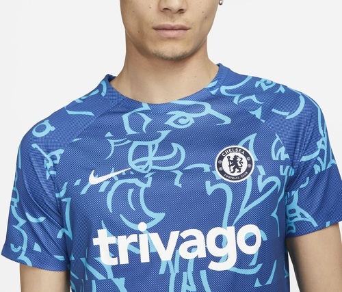 NIKE-Pré-Match Chelsea Bleu-2