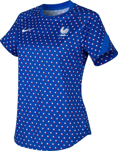 NIKE-Pré-Match France Bleu/Balnc/Rouge Femme-0
