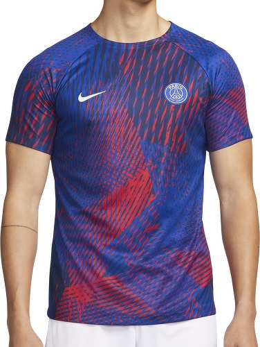 NIKE-Maillot échauffement Nike Paris St. Germain bleu-image-1