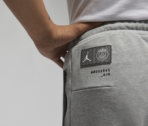 NIKE-Pantalon Jordan x PSG Fleece Gris-3