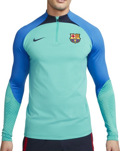 NIKE-Training Top Barça Strike Vert/Bleu-0