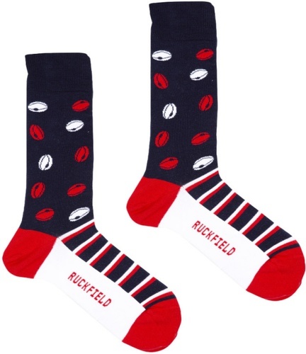 RUCKFIELD-Chaussettes Ruckfield Rugby Bleu/Blanc/Rouge-0