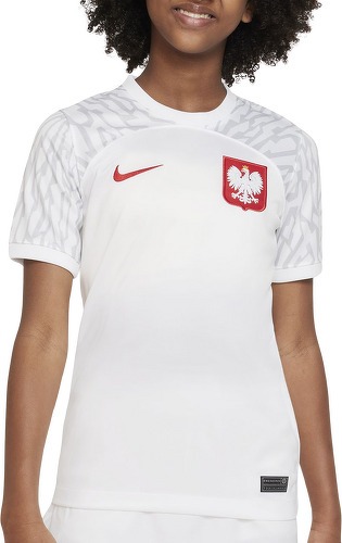 NIKE-Maillot Pologne Domicile 2022/2023 Blanc Junior-2