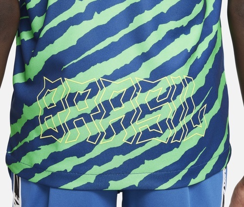 NIKE-Pré-Match Brésil Bleu/Vert Junior-3