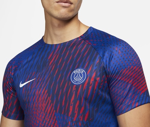 NIKE-Échauffement Psg Bleu/Rouge 2022/23-2