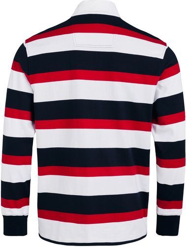 CANTERBURY-Polo Manches Longues Canterbury Blanc/Noir/Rouge-1