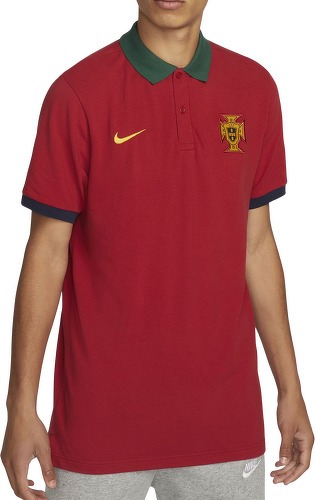 NIKE-Polo Portugal Crew Rouge-image-1