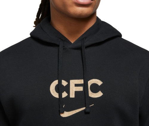 NIKE-Sweat à capuche Chelsea Club Noir-2