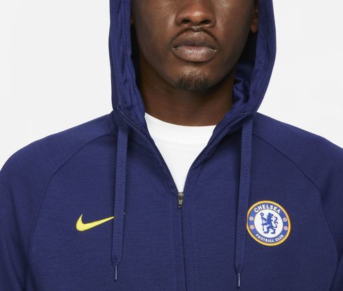 NIKE-Sweat à capuche Chelsea Travel Bleu-2