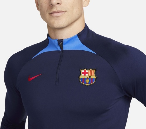 NIKE-Training Top Barça Strike Bleu-2