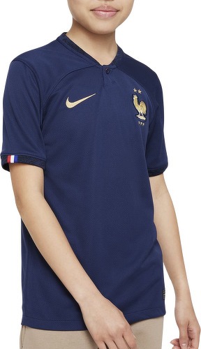 NIKE-Maillot France Domicile 2022/2023 Bleu Junior-2