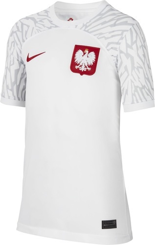 NIKE-Maillot Pologne Domicile 2022/2023 Blanc Junior-0