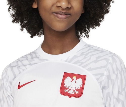NIKE-Maillot Pologne Domicile 2022/2023 Blanc Junior-3