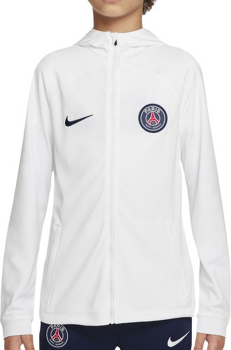 NIKE-Survêtement Entraînement PSG Strike Blanc/Bleu Junior-2