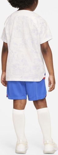 NIKE-Mini Kit France Extérieur 2022/2023 Blanc/Bleu Junior-1