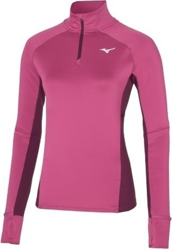 MIZUNO-Mizuno Actve Warmalite Hz Shirt Magenta Seconde Couche Chaude-2