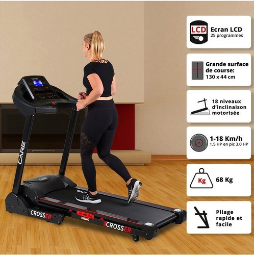 Care-Tapis de course connecté - 18km/h - CARE - Crosser - KINOMAP-2