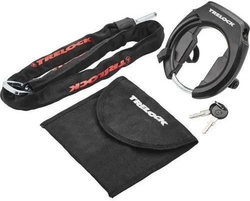 TRELOCK-Trelock Ps 351 Frame Lock Az With Plug-in Chain-1