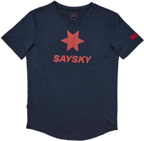 Saysky-Saysky Classic Pace T-Shirt Sky Captain Melange-image-1