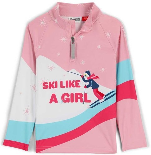 SPYDER-Little Girls Reflect Half Zip-0