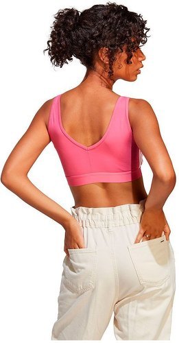 adidas-Crop top Essentials 3-Stripes avec coussinets amovibles-1