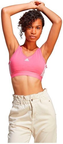 adidas-Crop top Essentials 3-Stripes avec coussinets amovibles-3