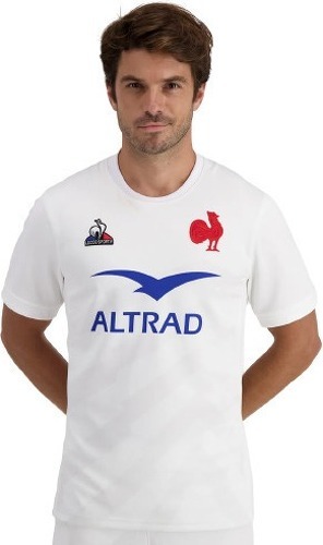 LE COQ SPORTIF-Maillot France Rugby Extérieur 2022/2023 Blanc-1