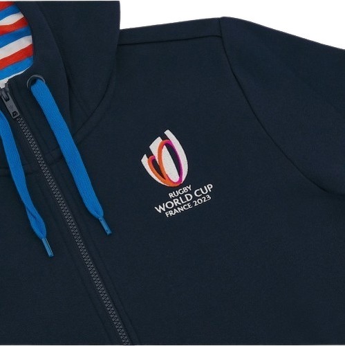 MACRON-SWEAT CAPUCHE RUGBY COUPE DU MONDE DE RUGBY FRANCE 2023 - BLEU MARINE-3