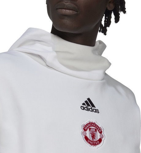 adidas Performance-Felpa con cappuccio Travel Manchester United FC-2