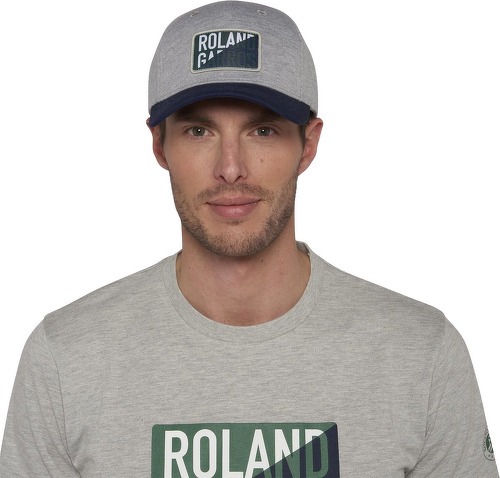 ROLAND-GARROS-Casquette panneau en coton  Roland-Garros - gris-1