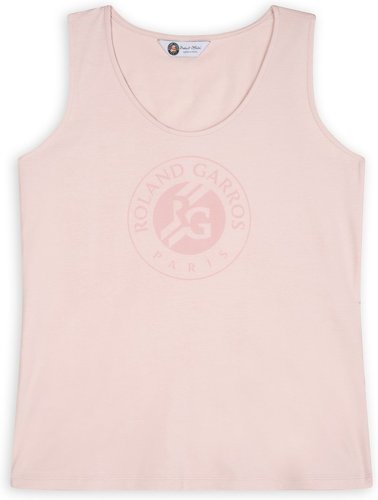 ROLAND-GARROS-Débardeur femme à col rond logo Roland-Garros - rose-0