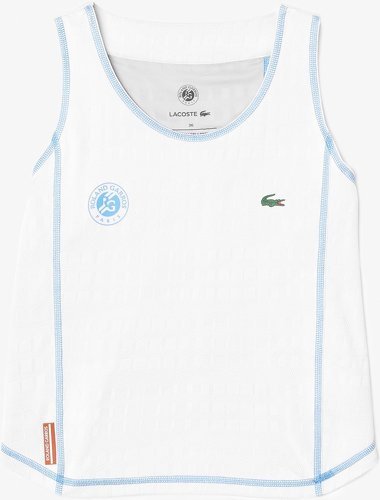 LACOSTE-Débardeur femme Lacoste pour Roland-Garros - Blanc-0