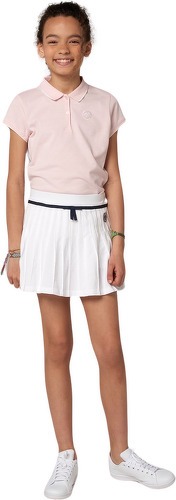 ROLAND-GARROS-Jupe-short plissée fille Roland-Garros - Ecru-4