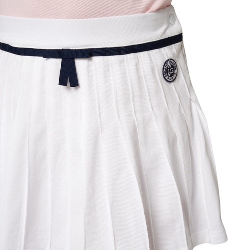 ROLAND-GARROS-Jupe-short plissée fille Roland-Garros - Ecru-2