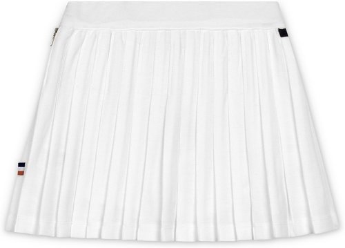 ROLAND-GARROS-Jupe-short plissée fille Roland-Garros - Ecru-1