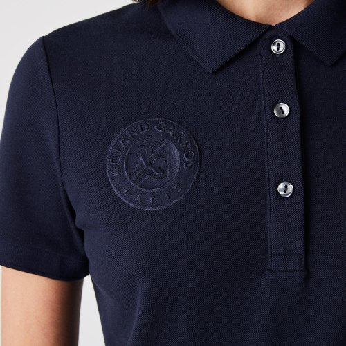 LACOSTE-Polo femme Lacoste pour Roland-Garros - Marine-1