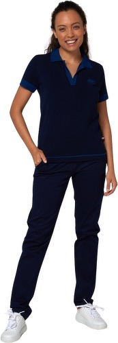 ROLAND-GARROS-Polo tricot femme Roland-Garros - Marine-2