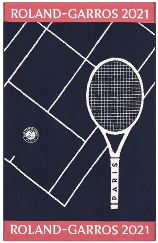CARRE BLANC-Serviette joueur Roland-Garros 2021 - Marine-0