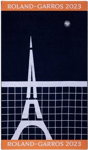 CARRE BLANC-Serviette joueur Roland-Garros 2023 - Marine-0