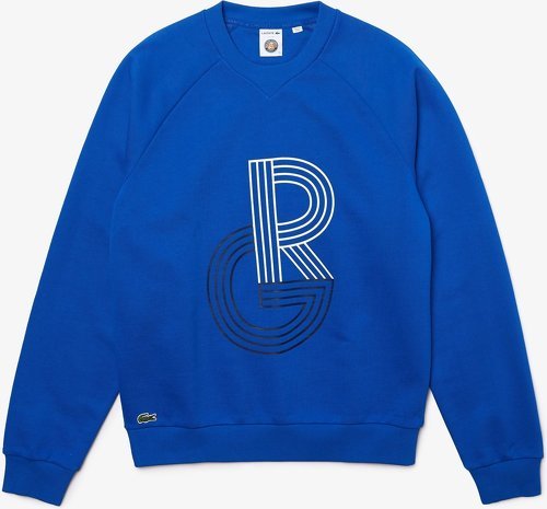 LACOSTE-Sweat homme Lacoste pour Roland-Garros - Bleu lazuli-0