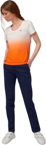 ROLAND-GARROS-T-shirt ecru femme tie and dye Roland-Garros - terre battue-2