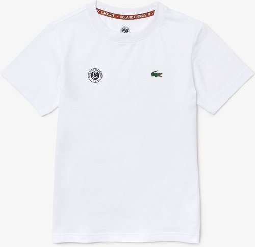 LACOSTE-T-shirt enfant Lacoste pour Roland-Garros - Blanc-0